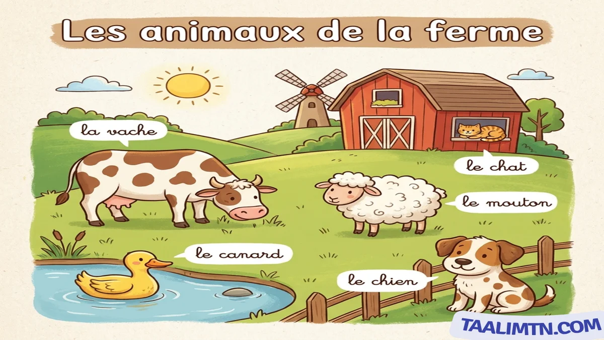Unité 5 : Mes amis les animaux ! Cours et Exercices de Français 3ème Année Primaire