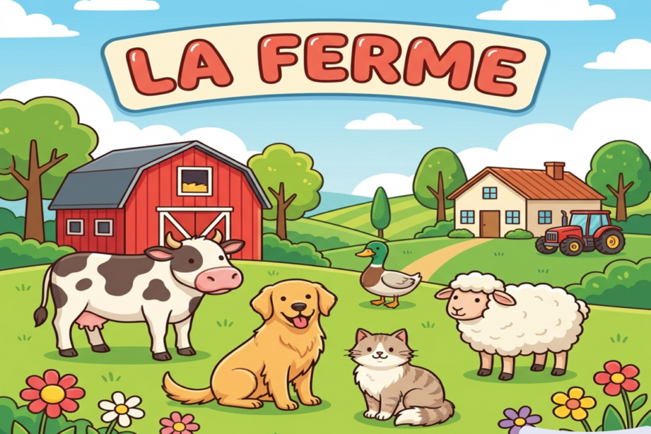 eval animaux ferme u5 6