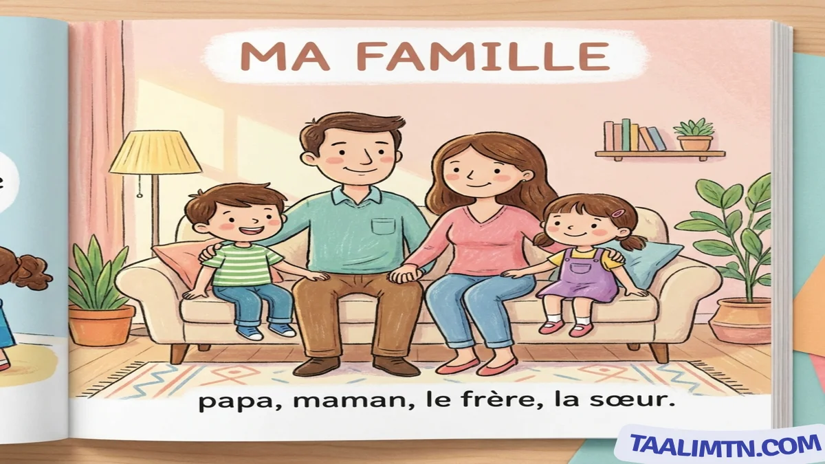 La famille de Lina en français La famille de Lina en français