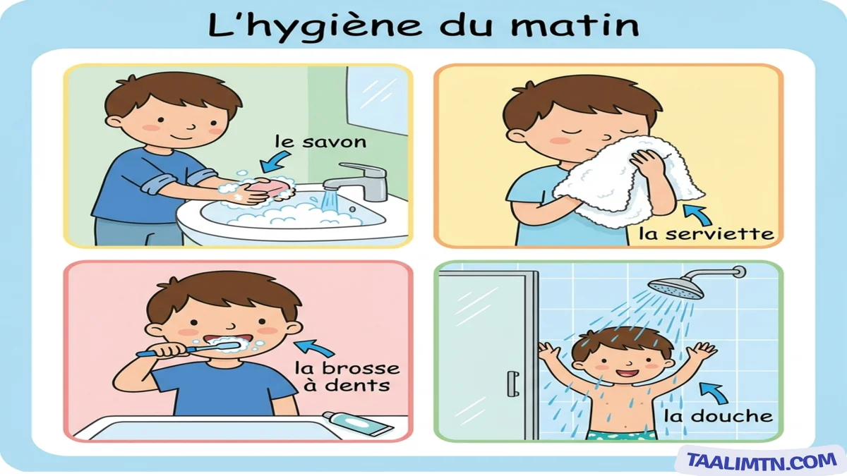 Les gestes d'hygiène du matin Les gestes d'hygiène du matin
