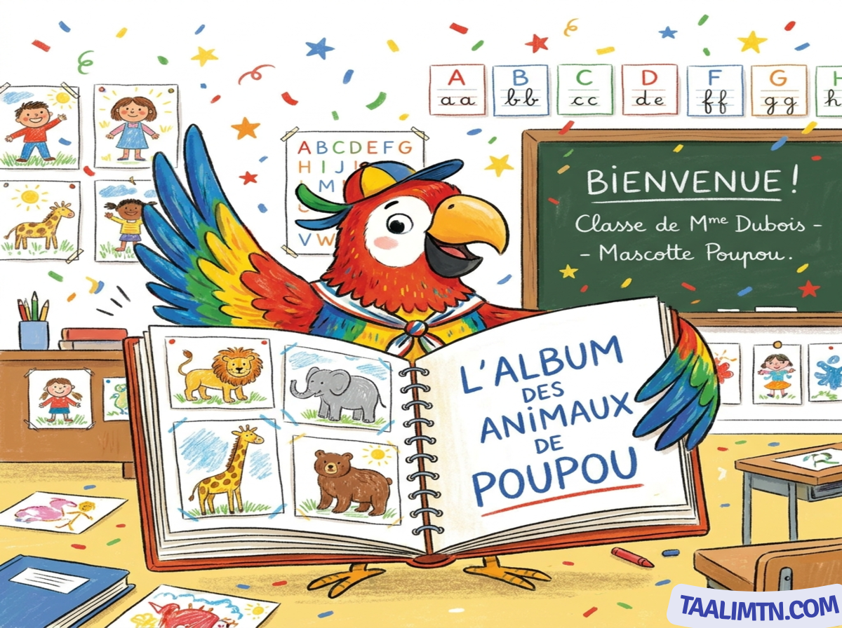 Poupou et l'album des animaux Poupou et l'album des animaux – Évaluation Unité 5