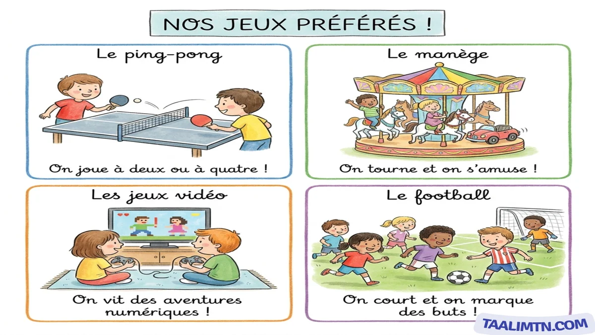Les jeux préférés des enfants Les jeux préférés des enfants