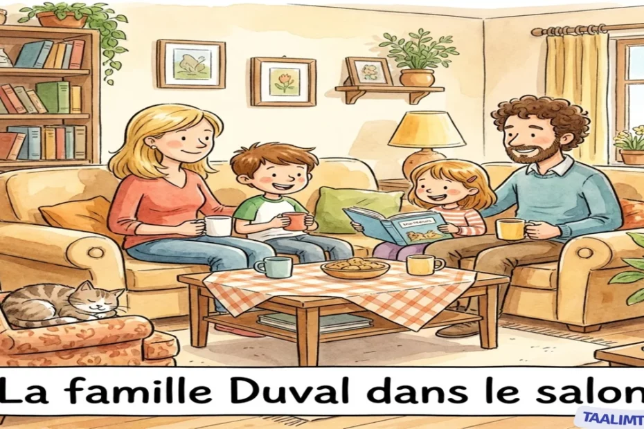 Module 2 : Bienvenue chez les Duval ! Cours et Exercice de Français – 4ème Année Primaire 3 m2 famille duval 1 1