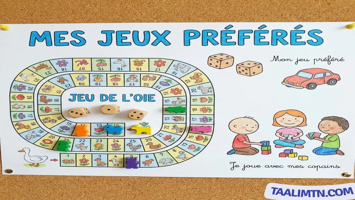 Le projet du jeu de l'oie et des jeux préférés Le projet du jeu de l'oie et des jeux préférés