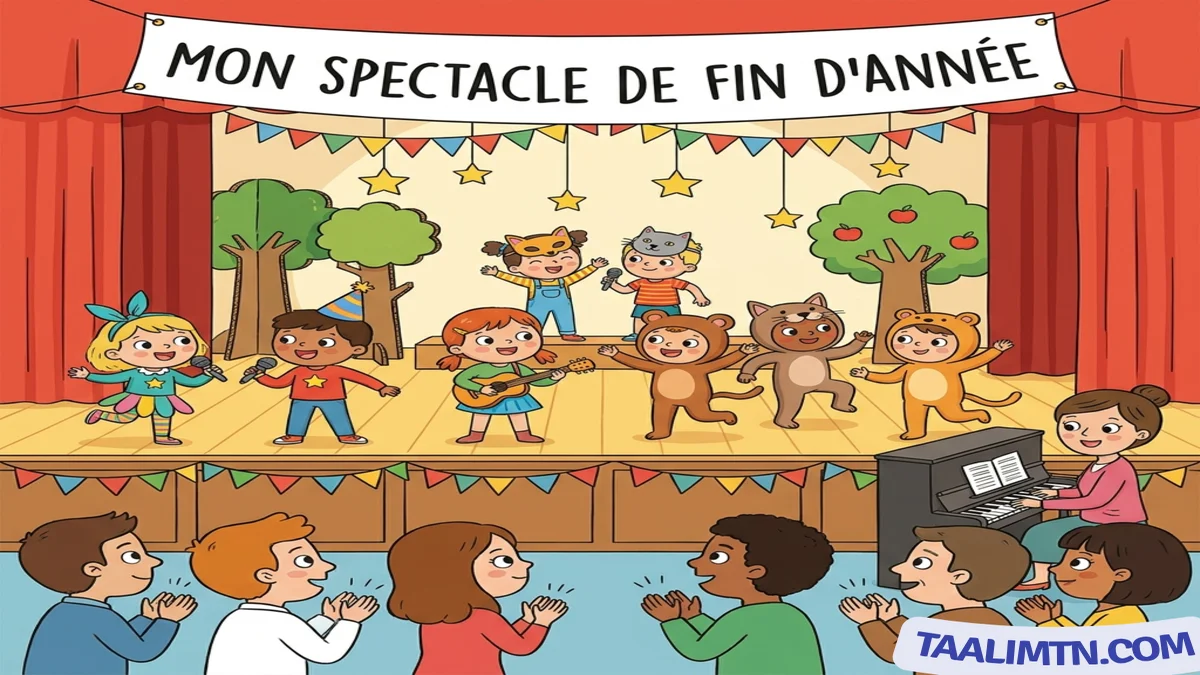 Mon spectacle de fin d'année en français
