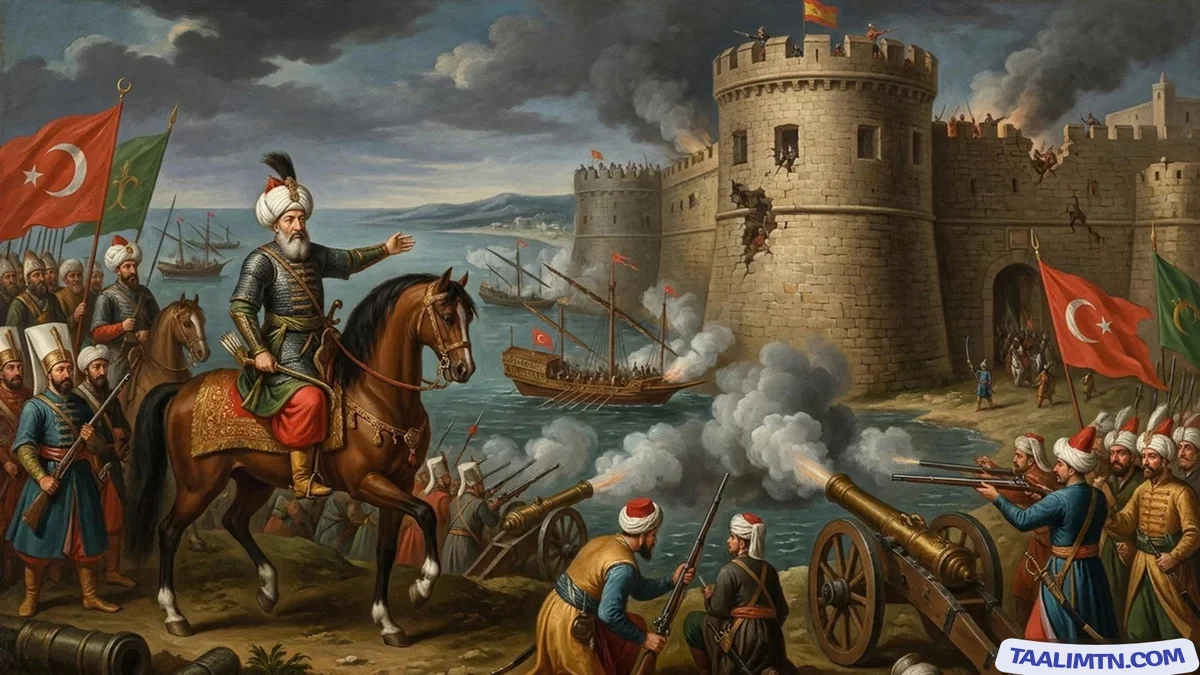 حصار سنان باشا لحصن البستيون بحلق الوادي والفتح العثماني 1574
