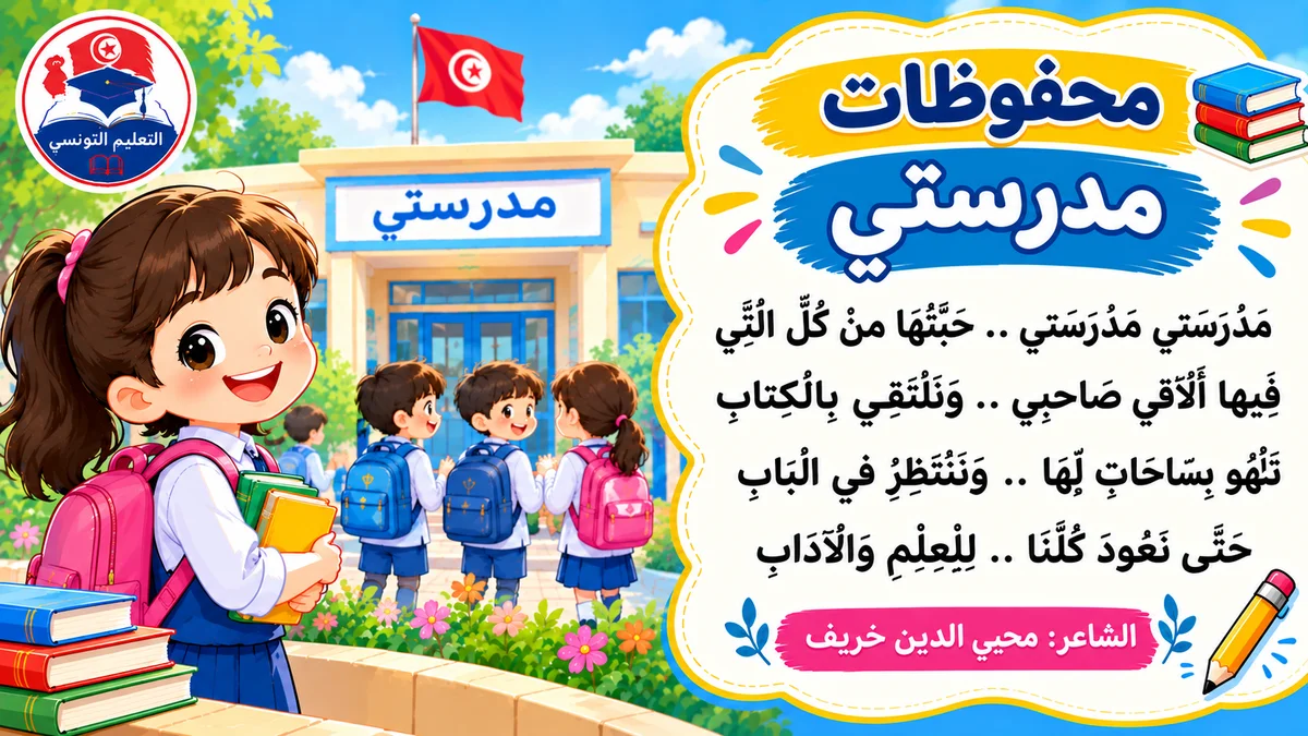 محفوظات مدرستي للسنة الأولى ابتدائي صورة إضافية لمحفوظات مدرستي للسنة الأولى ابتدائي