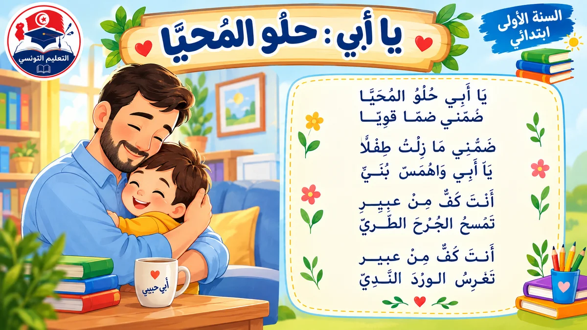 محفوظة يا أبي للسنة الأولى ابتدائي