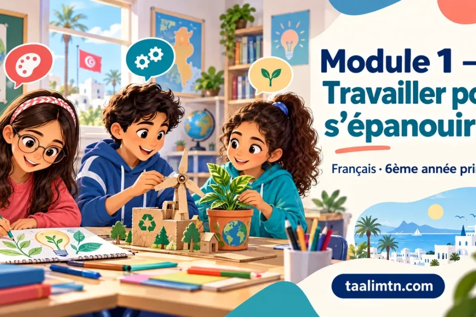 Module 1 — Travailler pour s’épanouir français 6ème année primaire 1 Module 1 Travailler pour sepanouir 1