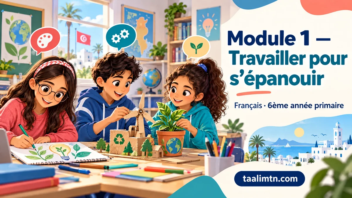 Module 1 — Travailler pour s’épanouir  français 6ème année primaire