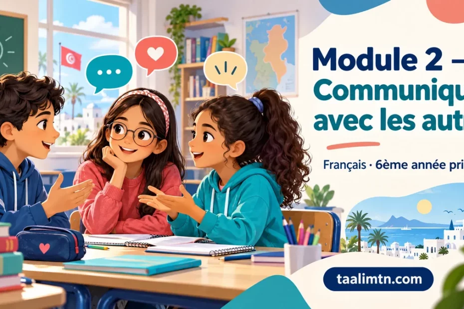 Module 2 — Communiquer avec les autres français 6ème année primaire 1 Module 2 — Communiquer avec les autres francais 6eme annee primaire 1