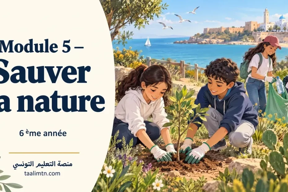 Module 5 — Sauver la nature français 6ème année primaire 1 Module 5 — Sauver la nature 6 ème année