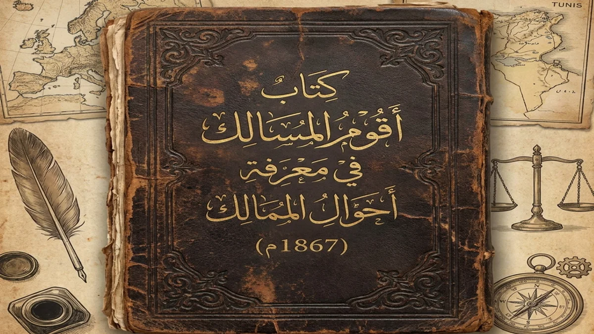 كتاب أقوم المسالك في معرفة أحوال الممالك لخير الدين باشا 1867م