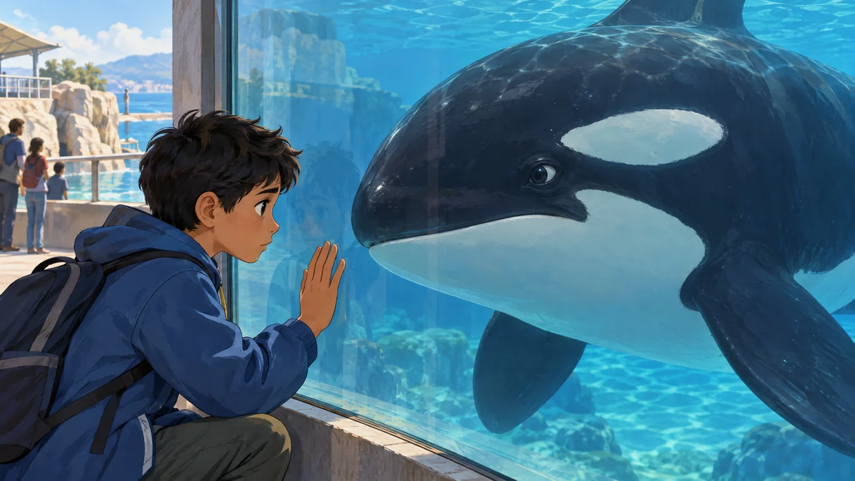 Module 5 — Sauver la nature français 6ème année primaire 2 Un enfant observe une orque en captivité et souhaite l’aider à retrouver un milieu adapté.