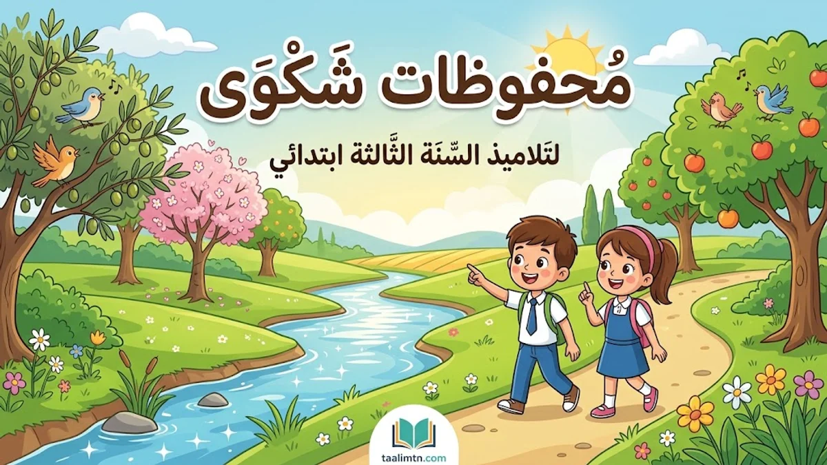 محفوظات شكوى لتلاميذ السنة الثالثة ابتدائي – تحميل PDF