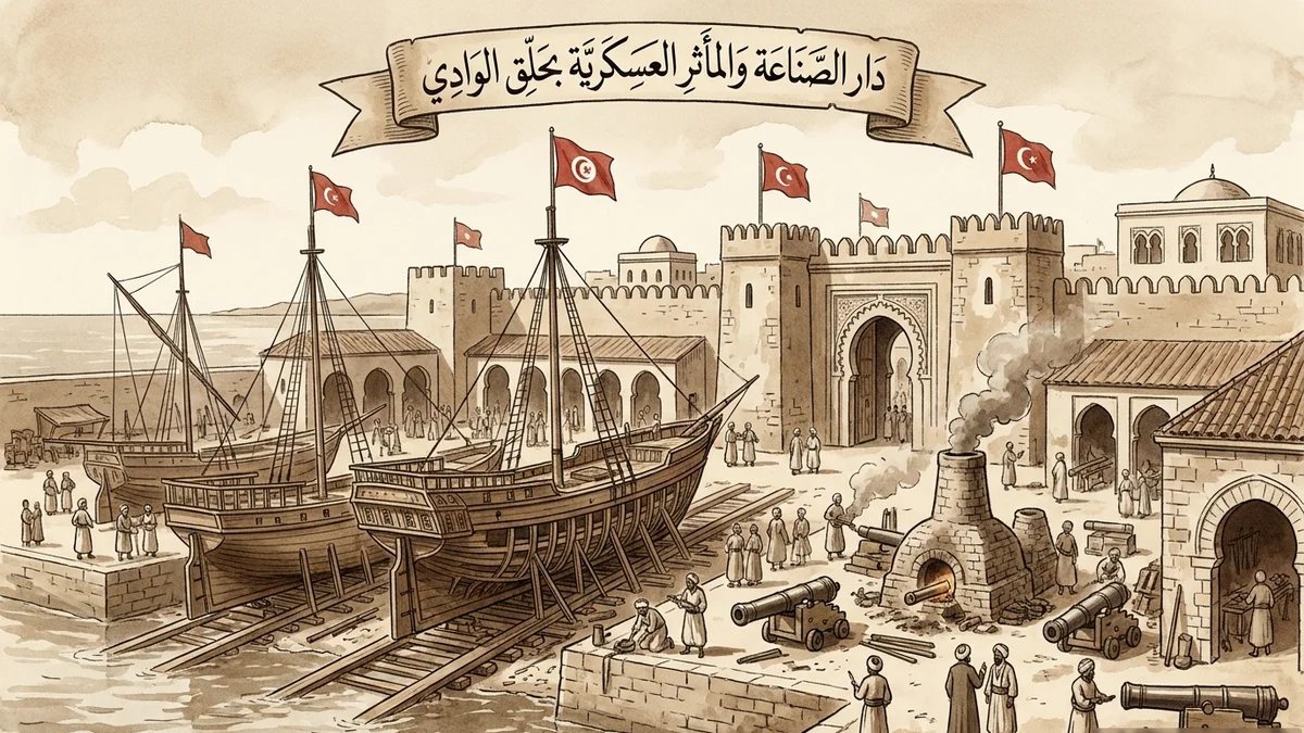 دار الصناعة والمآثر العسكرية بحلق الوادي والأسطول البحري التونسي