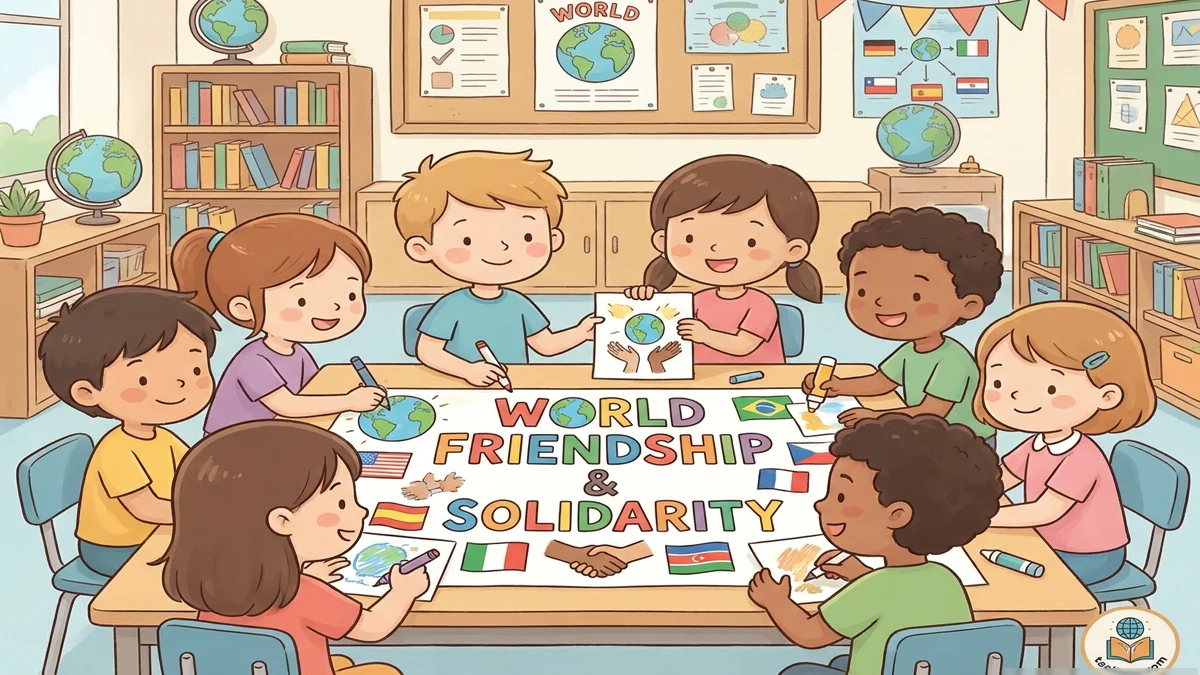 Module 10 : Des enfants du monde ! Cours et Exercice de Français – 4ème Année Primaire 4 L'atelier de rédaction du message d'amitié aux enfants du monde