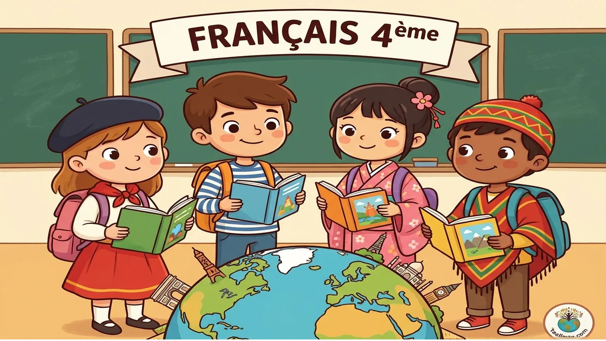 Module 10 : Des enfants du monde ! Cours et Exercice de Français – 4ème Année Primaire 3 Les enfants du monde réunis - taalimtn.com