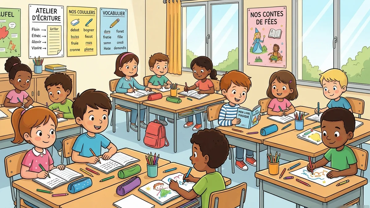 Module 9 : Conte-nous une histoire, dis ! Cours et Exercice de Français – 4ème Année Primaire 4 L'atelier d'écriture et d'illustration de contes