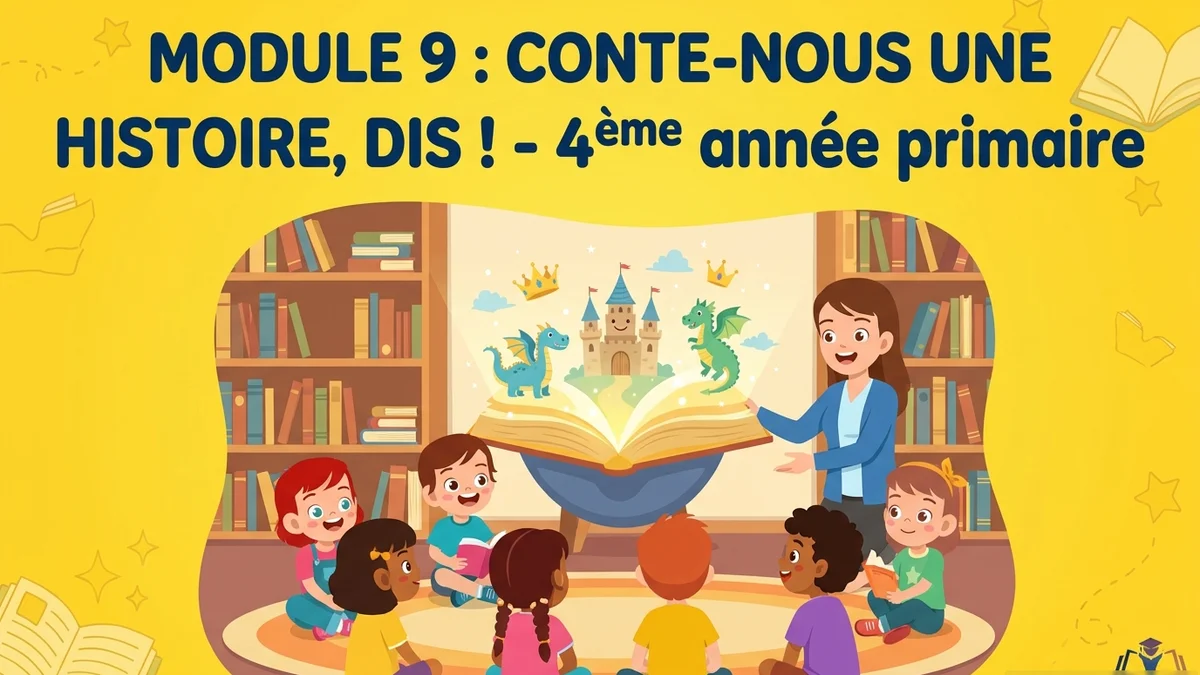 Module 9 : Conte-nous une histoire, dis ! Cours et Exercice de Français – 4ème Année Primaire