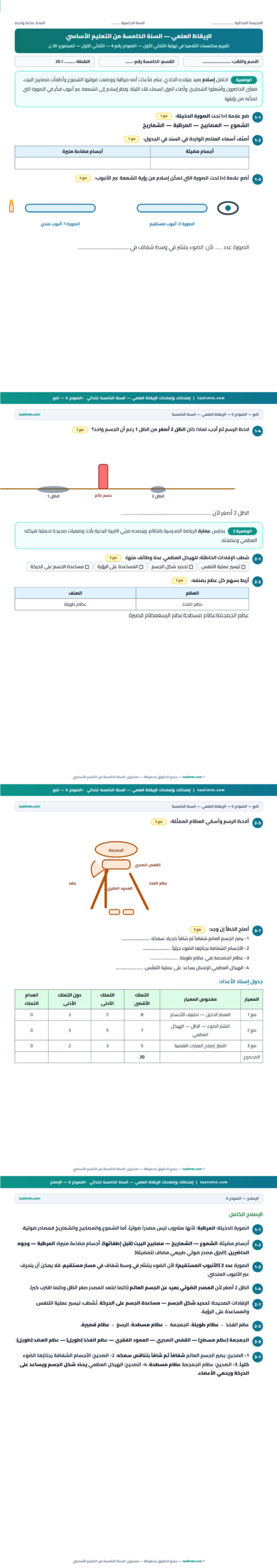النموذج 6 إيقاظ علمی