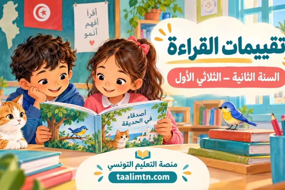 تقييمات قراءة سنة ثانية ابتدائي — الثلاثي الأول 1 تقييمات القراءة — السنة الثانية، الثلاثي الأول 1