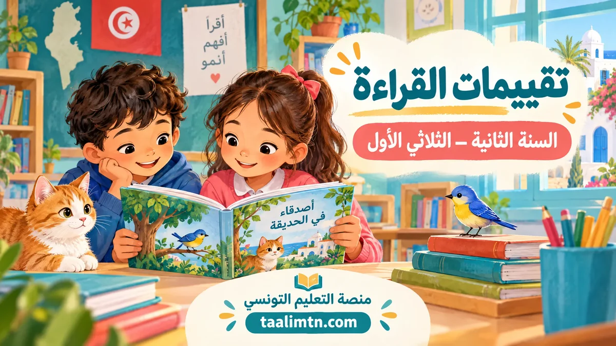تقييمات قراءة سنة ثانية ابتدائي — الثلاثي الأول